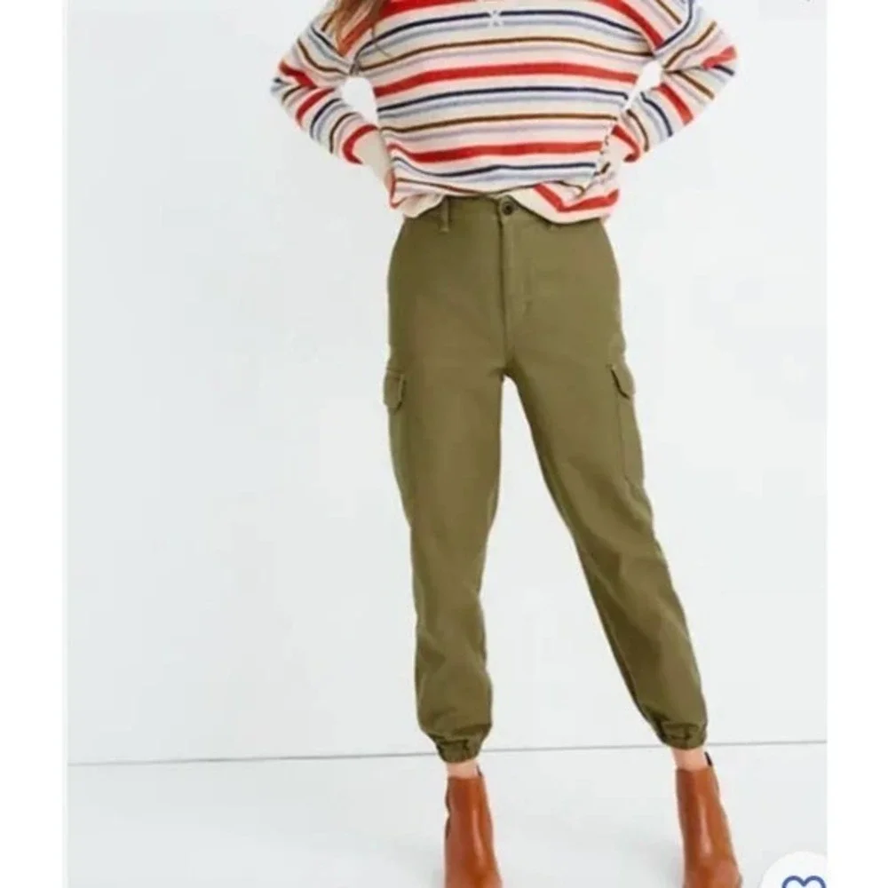Madewell $118 High-Rise Cargo Fatigue Pants British Surplus Size‎ 25 AF711 - Picture 5 of 5